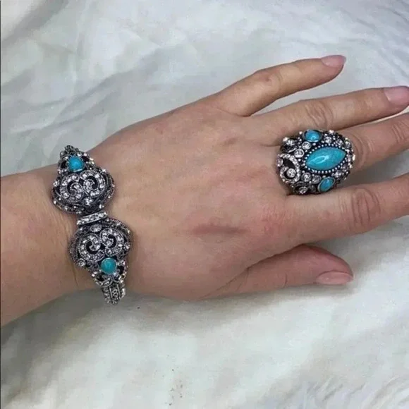 Vintage with stone bracelet - Picture 4 of 16